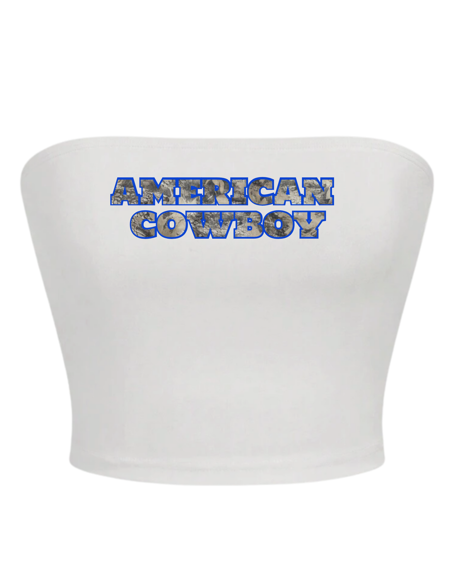 AMERICAN COWBOY CAMO TUBE TOP