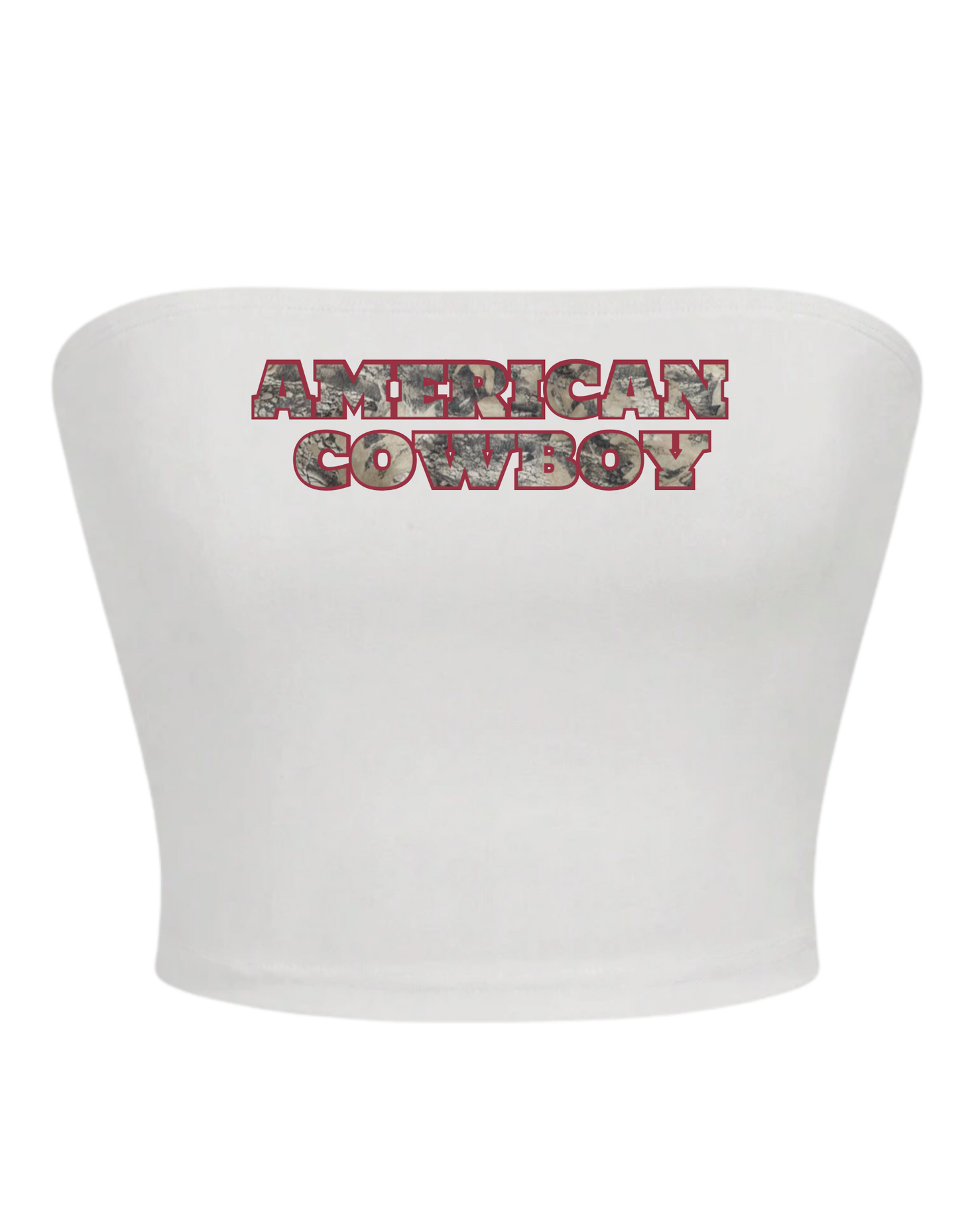 AMERICAN COWBOY CAMO TUBE TOP