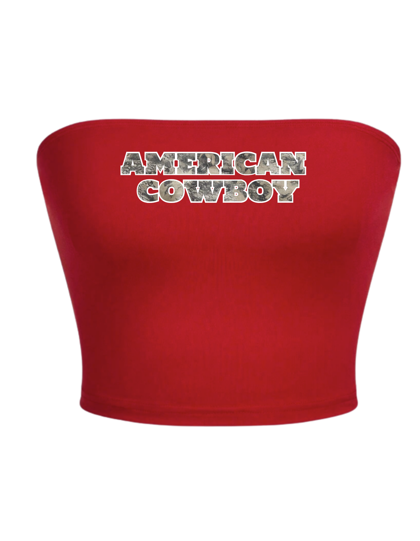 AMERICAN COWBOY CAMO TUBE TOP