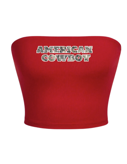 AMERICAN COWBOY CAMO TUBE TOP