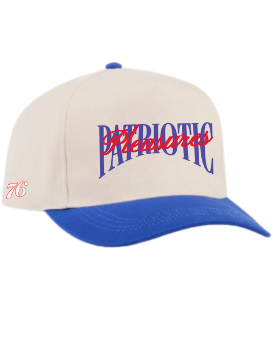PATRIOTIC PLEASURES BLUE HAT